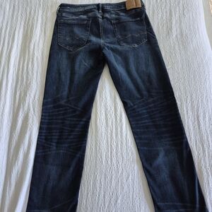 American Eagle Outfitters Dark Blue Straight Jeans